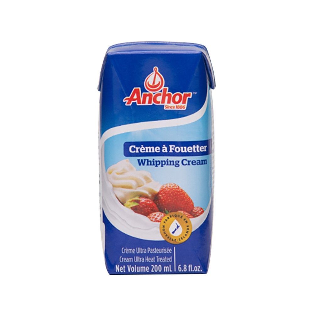 แองเคอร์ วิปปิ้งครีมแท้ 200 มล. ANCHOR WHIPPING CREAM 200 ML