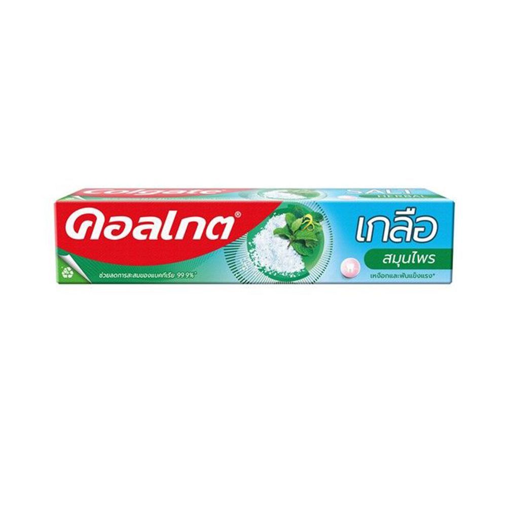 [สินค้าส่งด่วน] คอลเกตยาสีฟัน เกลือสมุนไพร 35ก. COLGATE TOOTHPASTE SALT HERBAL 35G