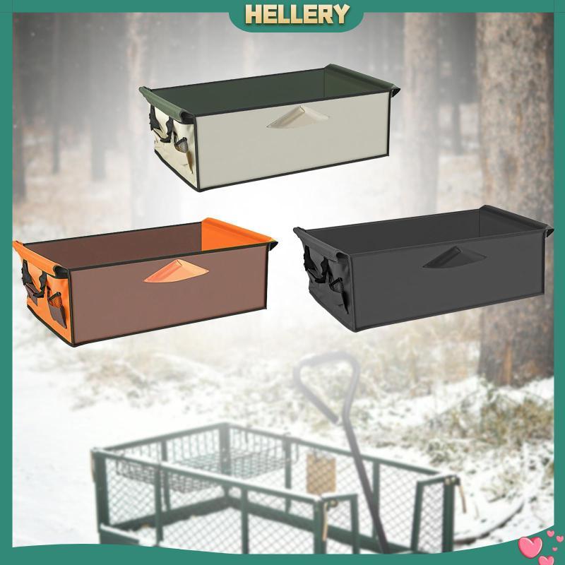 [HelleryTH] Wagon Liner Camping Cart Liner, กระเป๋ารถเข็นช้อปปิ้งกันน้ําทําจากผ้า Oxford, กระเป๋าผ้า
