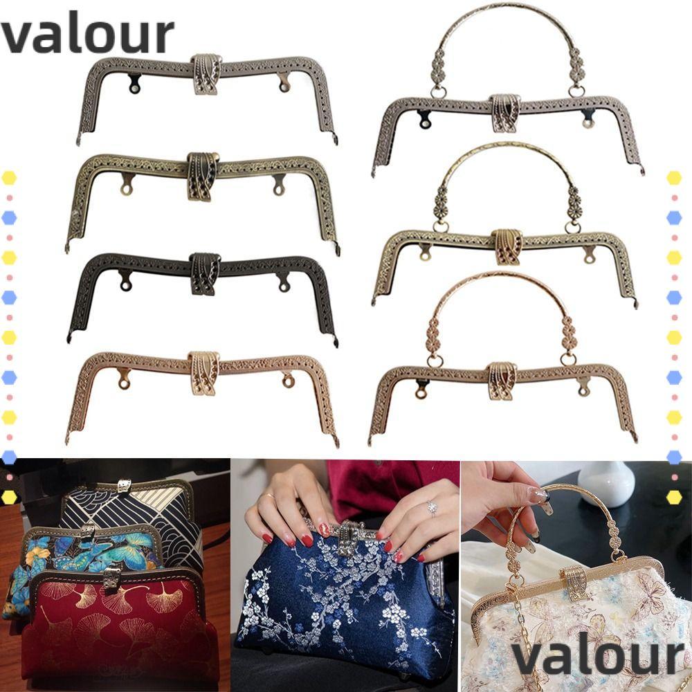VALOUR Purse Frame Kiss Clasp, Metal Vintage Purse Clasp Frame, Bag Hardware Bag Frame Buckle Bag Ma