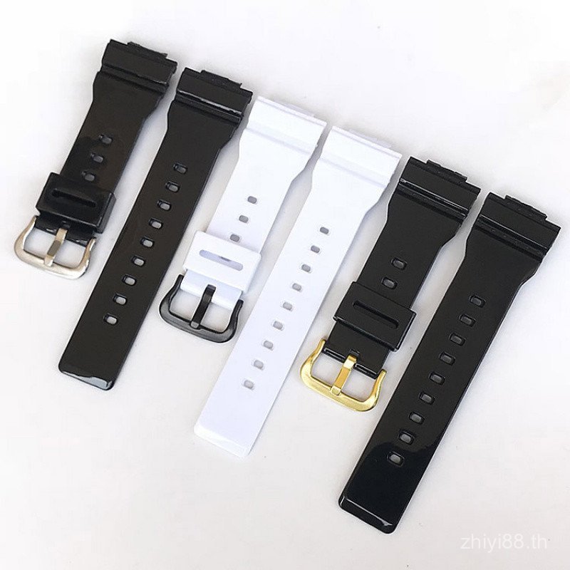 BABY-G BA-110 111 112 120 BGA-130 Universal Glossy Resin Band เงาเสร็จสิ้นนุ่มกันน้ําเหงื่อกีฬาผู้หญิง Cross Border