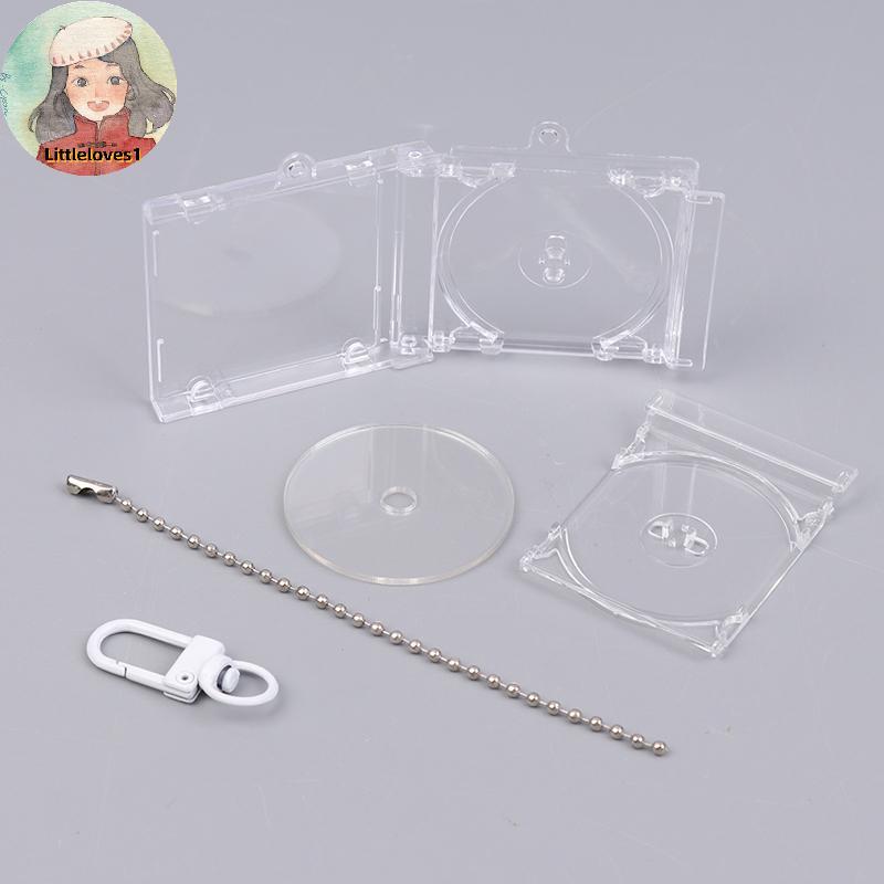 Littlelove Mini NFC Functional CD Disc Case Key Chain Peripheralmemorative Album Key Holder สําหรับ DIY Bapa จี้ TH