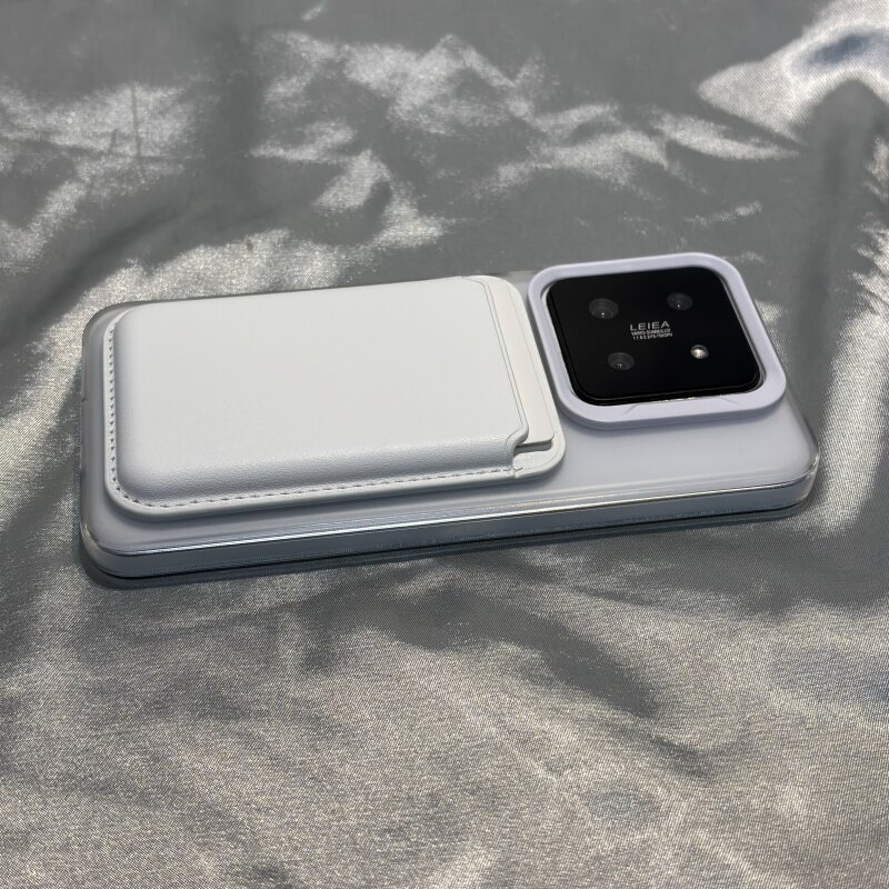 magsafe wallet magsafe card Ins Frosted Ice Fog Magnetic Card Holder Z9turbo เหมาะสําหรับ IQOO neo9 