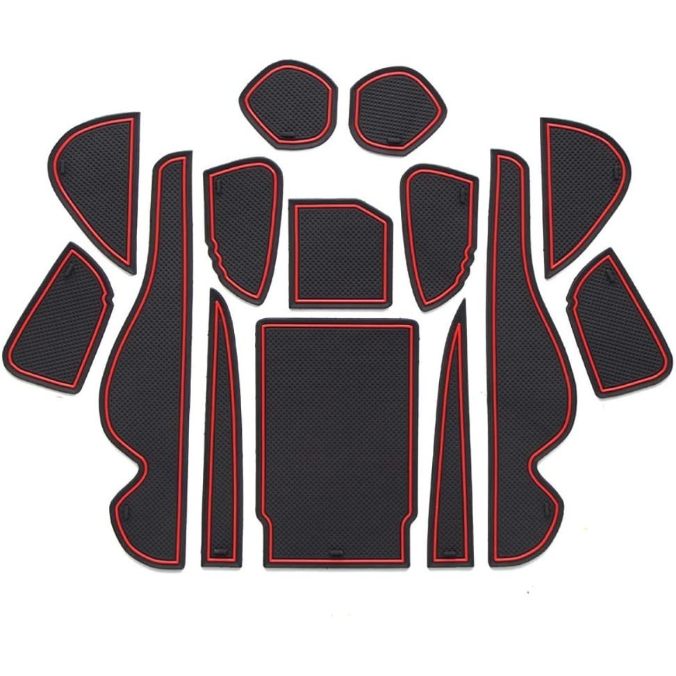 สําหรับ Toyota Harrier 60 A Series 2014 2015 2016 ยาง Anti-slip Mat ประตู Groove ถ้วย Pad โทรศัพท์เบ