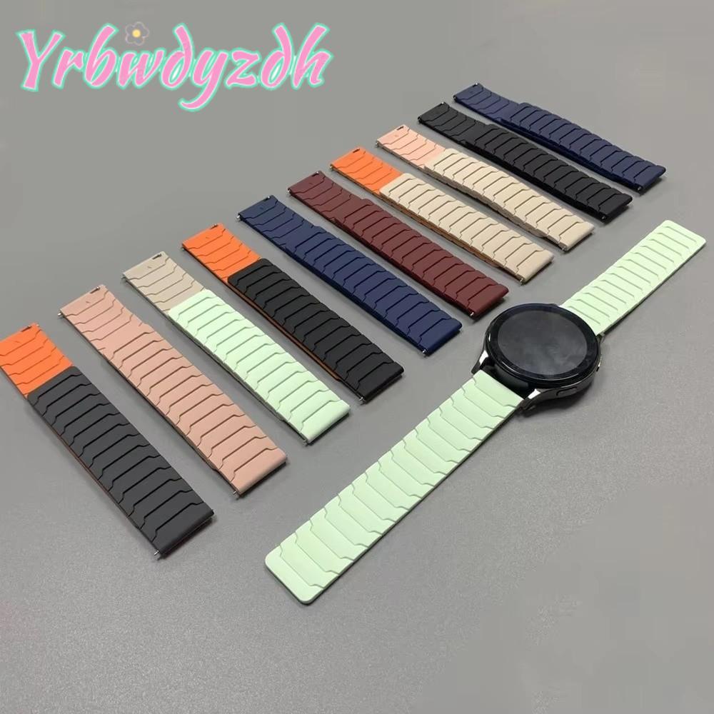 YRBWDYZDH Loop Band, 20/22 มม.สายรัดแม่เหล็ก,แฟชั่นปรับสายนาฬิกาซิลิโคนสําหรับ Huawei GT5/GT4 สวมใส่ง่าย