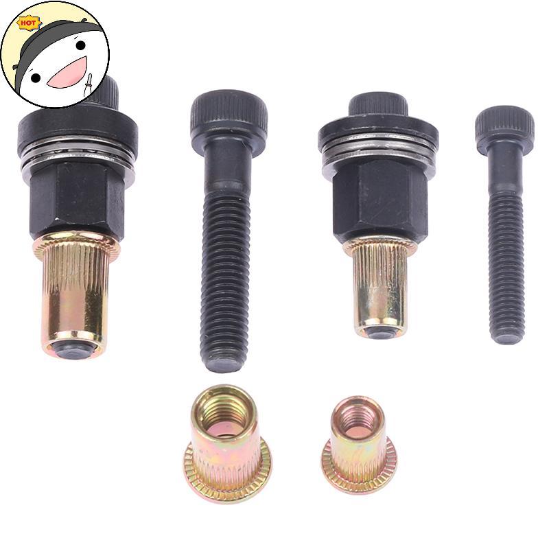 Lanf M6 M8 Rivet Nut s คู่มือ Riveter คอลัมน์สแตนเลสหกเหลี่ยมถั่ว AM6SS AM8SS DIY เจาะ Rivet ด้านนอก