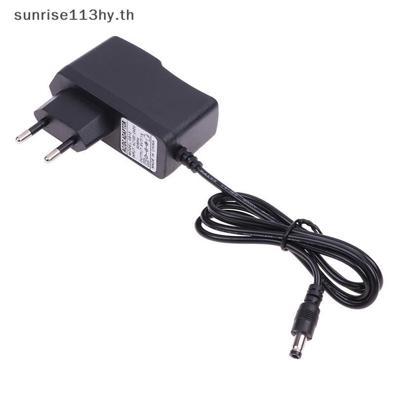 L&Z AC DC 9V 1A 1000ma Power Adapter Supply EU Plug Reverse Polarity Charger Adaptor AC 100V-240V Converter Negative Inside Switch.