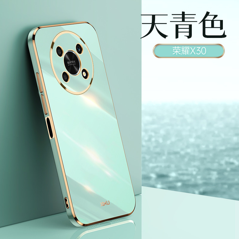 เหมาะสําหรับ Huawei Honor X30 เคสโทรศัพท์Electroplating ANY One AN00 เคสซิลิโคนHuawei Y6pเลนส์รวมทุก