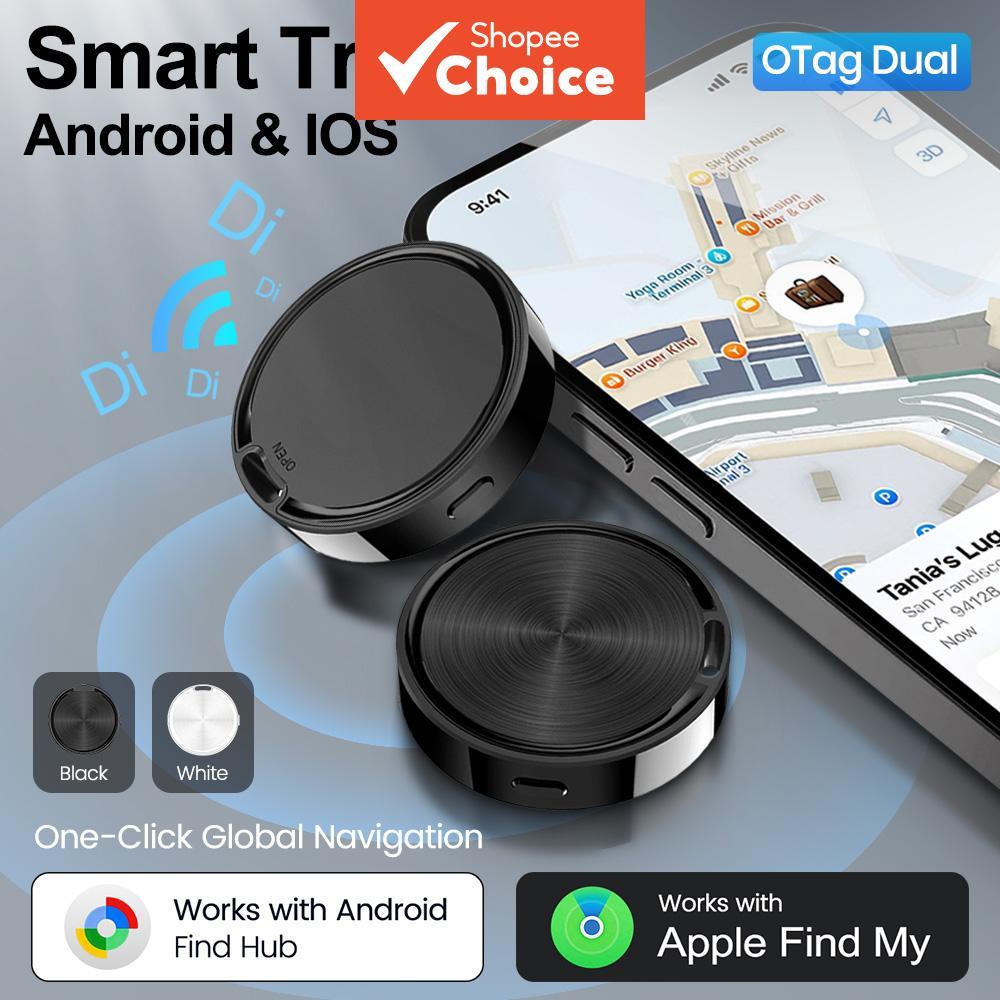 ระบบติดตามอัจฉริยะระบบคู่ ใหม่ รองรับทั้ง iOS หรือ Android แท็กติดตามผ่านบลูทูธ ใช้ได้กับแอป Apple ห