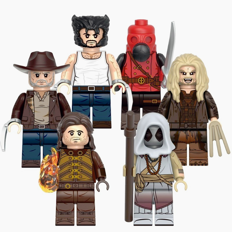 Zombie VenomPool Wolverine Patch Mascre Evil Deadpool คอลเลกชัน Super Hero ภาพยนตร์ Mini Action Building Block รูปของเล่นเด็กของขวัญ