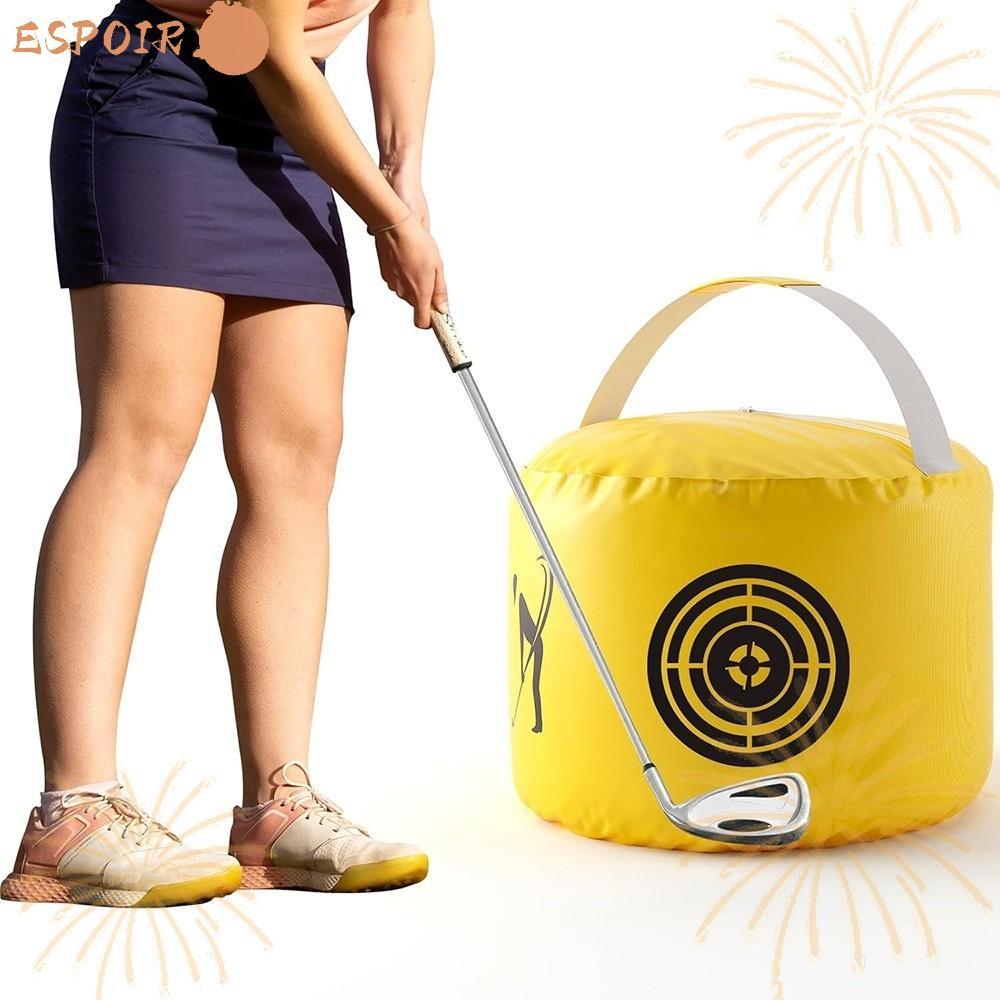 ESPOIR1 Swing Golf Training Bag,ความแม่นยําExerciser Impact Resistance Golf Swing Trainer,ที่มีประโย
