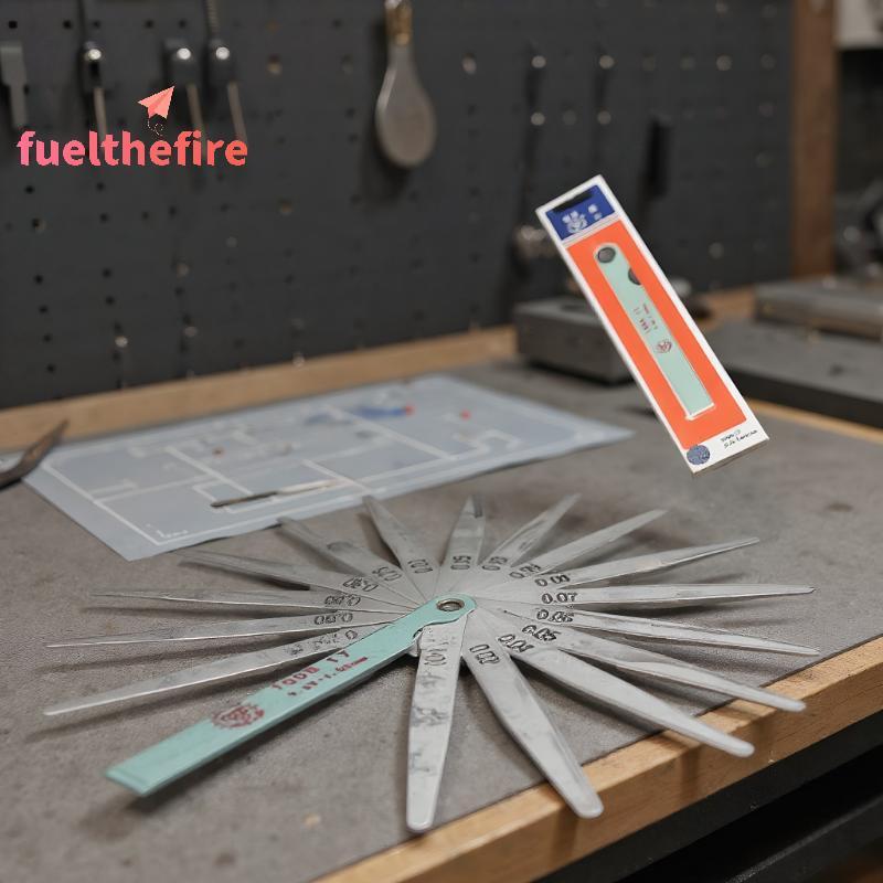 [Feel] สําหรับการปรับวาล์วเครื่องยนต์ 0.02-1.00 มม. 14/17 des Feeler Gauge Metric Gap Filler Gage Me