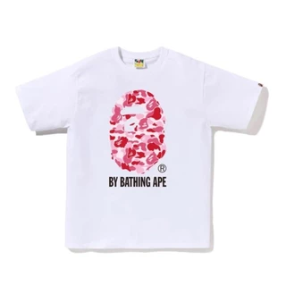 พร้อมส่ง เสื้อยืดลําลอง พิมพ์ลาย BAPEe Ape Head สไตล์คลาสสิก แฟชั่นสําหรับผู้ชาย และผู้หญิง