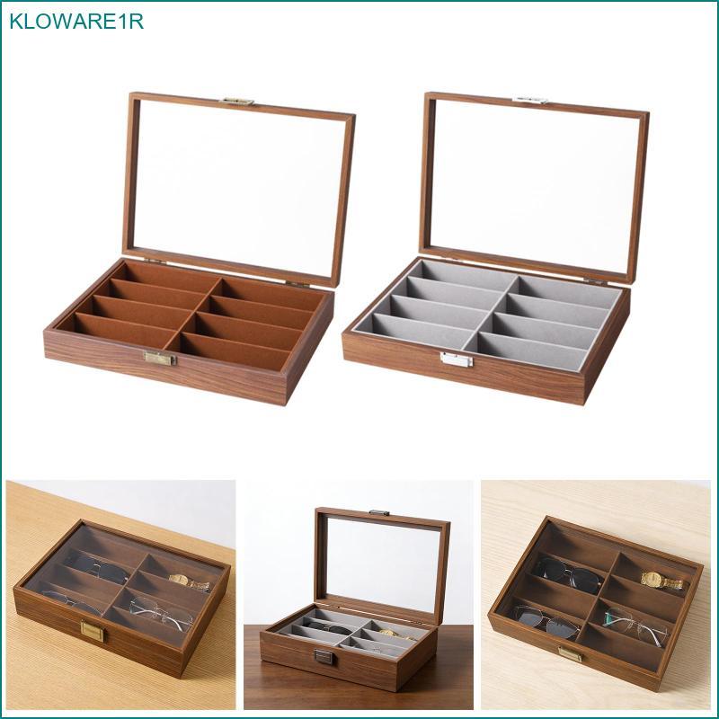 [kloware1r] 8 Slot Sunglass Organizer เครื่องประดับแว่นตาคอนเทนเนอร์แว่นตาสําหรับ Apartment Dresser 