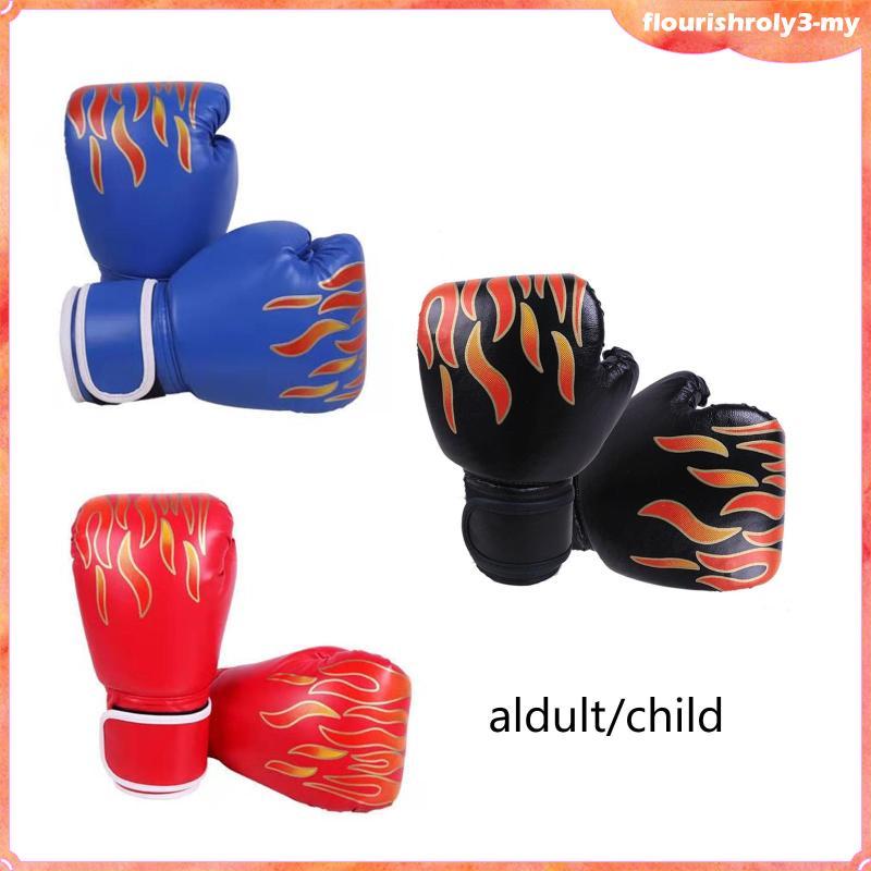 [Flurish] ผู้ใหญ่เด็ก Kick Boxing Gloves MMA Boxing Training Gloves ตาข่าย Breathable