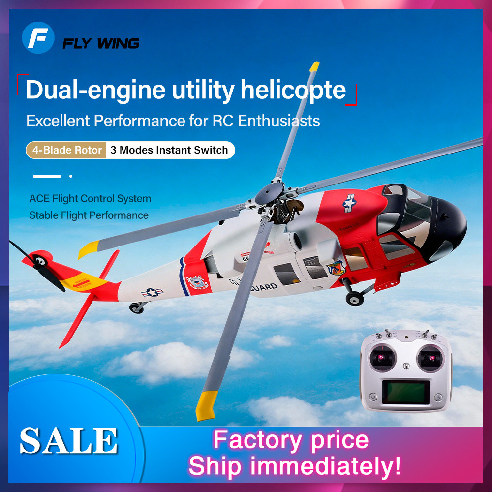 470 ขนาด FLYWING MH-60R Seahawk Scale เฮลิคอปเตอร์ LED Light ACE ควบคุมการบิน MH60R RC เฮลิคอปเตอร์ 