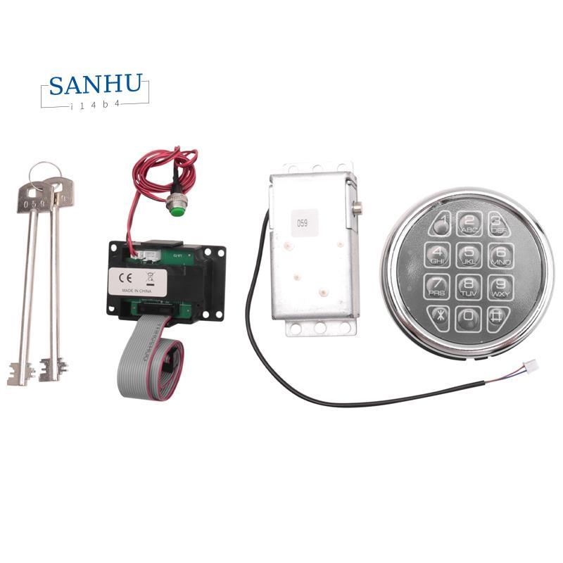 Safe Lock Electronic Digital Safe Lock Replacement Solenoid W/ 2 Key