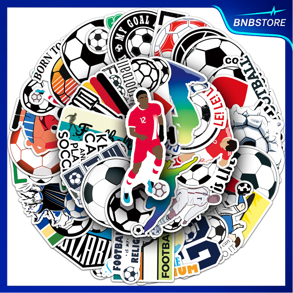 🍀ส่งจากไทย🍀 50แบบ สติกเกอร์ กีฬา ฟุตบอล football sports cartoon sticker พร้อมส่ง