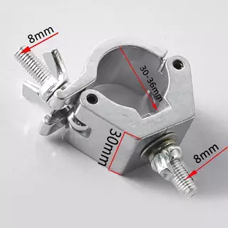 [QIMO] อลูมิเนียมอัลลอยด์ไฟเวที Truss Clamp DJ Light Clamps Hooks สําหรับ LED PAR Moving Head Beam Spot Clamps