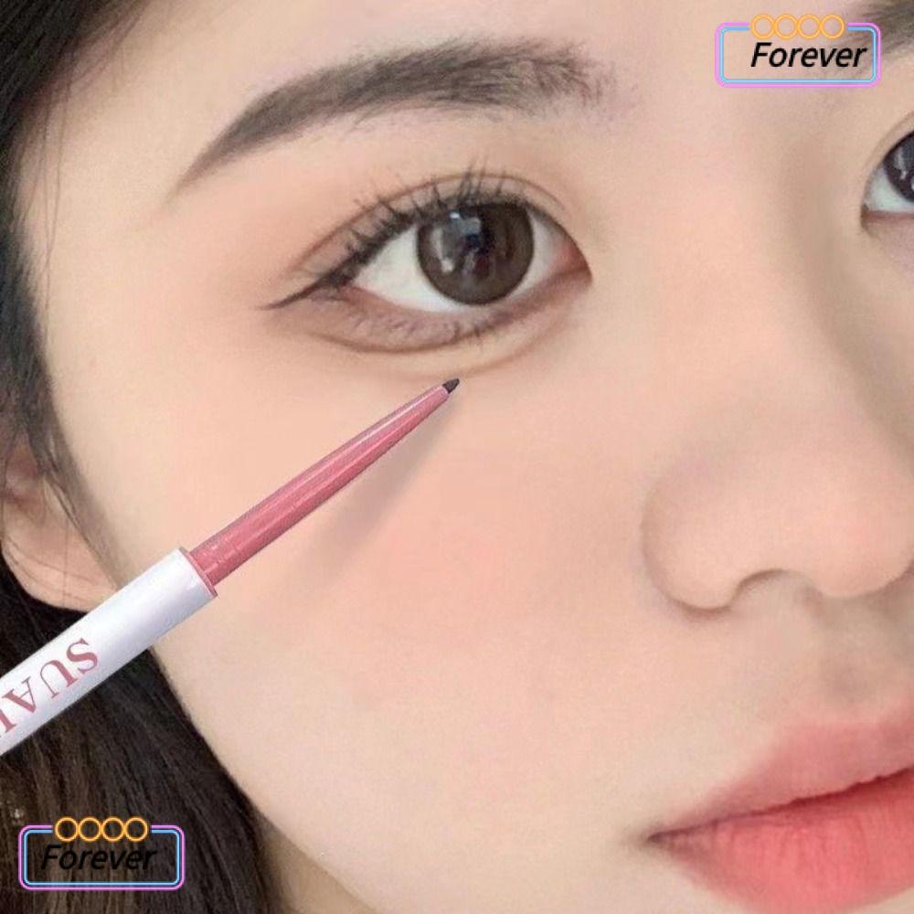 FOREVER Gel Eye Liner Pen, Eyes Makeup Long Lasting Eyeliner Pencil, Beauty Waterproof Smooth Cosmet