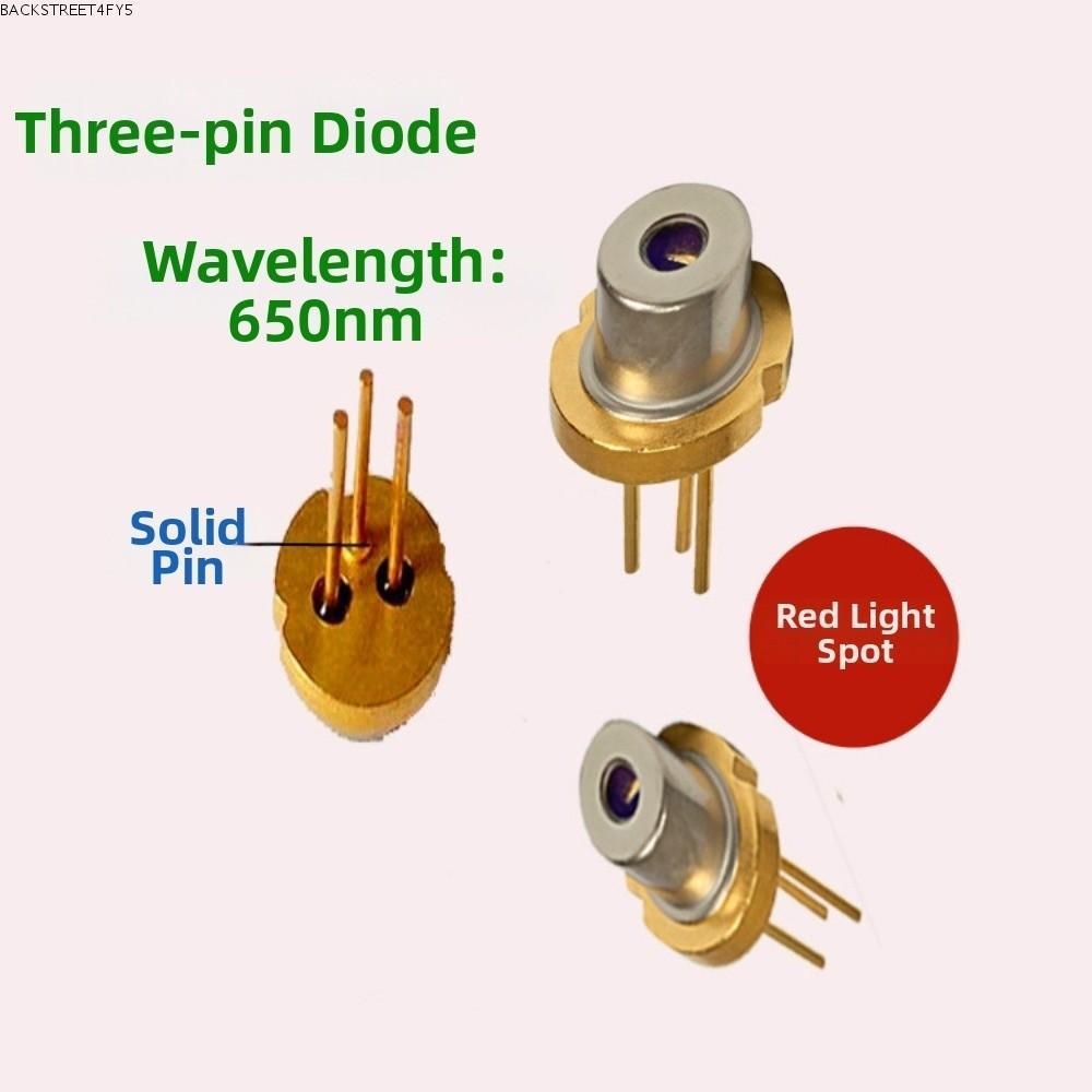 BACKSTAGEEET4FC3 Red Laser Head Diode Module, 5mW 7mW 10mW 3V 5V DIY High Power Burning อินฟราเรด, ค