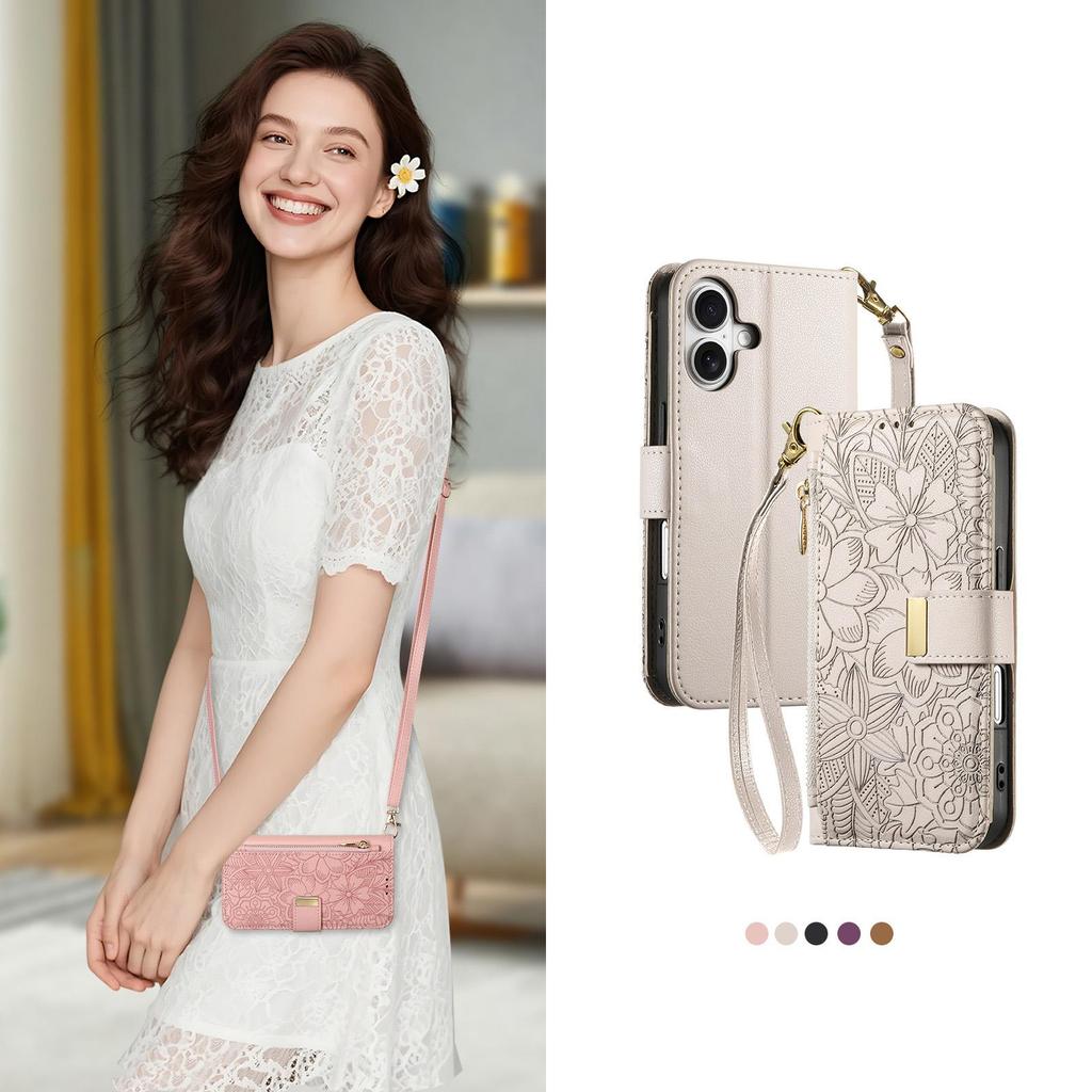 Lanyard Card Holder Slot Flip Leather Phone Case สําหรับ Motorola Edge 70 Fusion G67 G77 G35 G06 Pow
