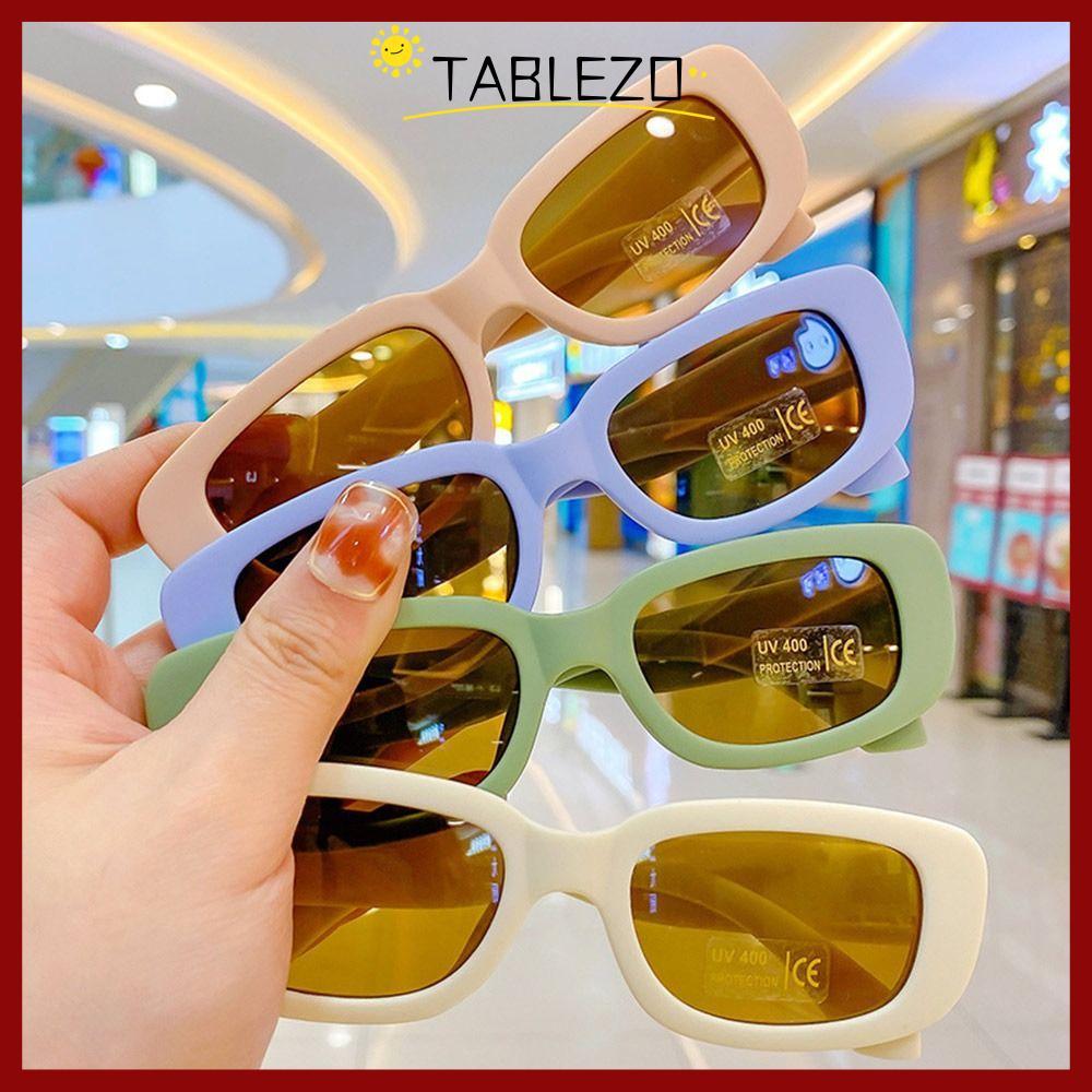 จัดส่งจากประเทศไทยTABLEZO Kids Oval Frame Sun Glasses, Sun Protection Outdoor Childrens Square Glass