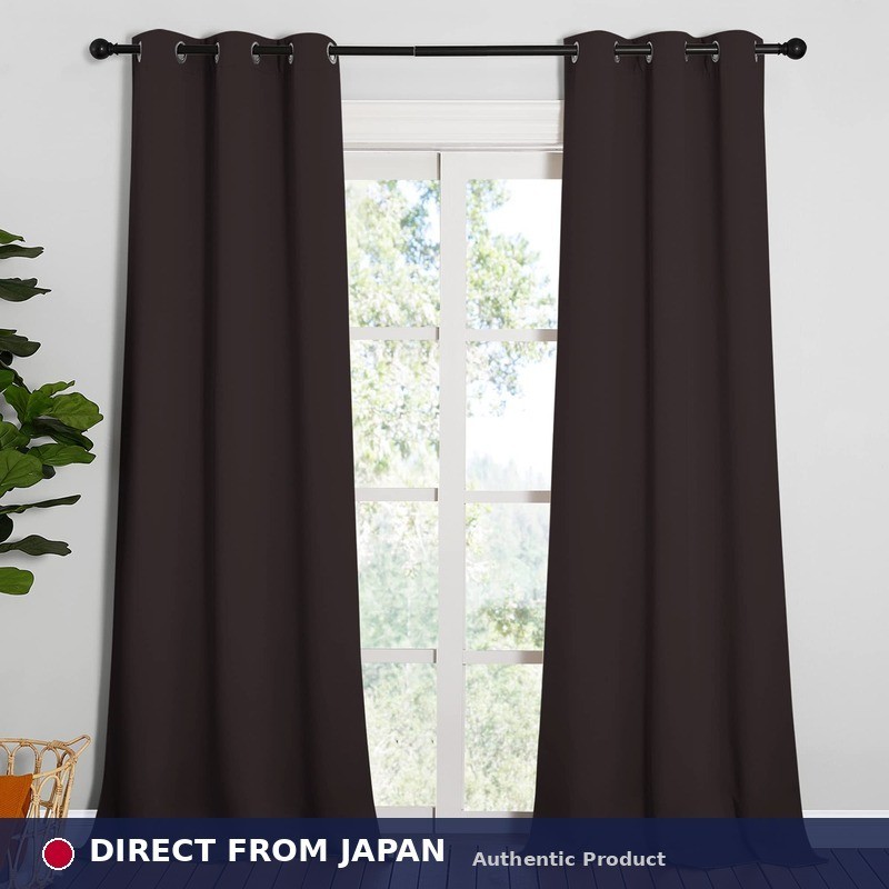 NICETOWN Blackout Thick Window Curtains - Insulating Grommet Drape Panels for