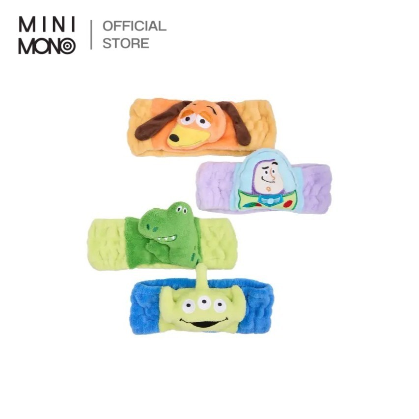 Mini Mono x Toy Story ผ้าคาดผมอาบน้ำ สวมใส่สบาย ช่วยเก็บผมให้เรียบร้อยระหว่างล้างหน้า อาบน้ำ หรือทำสกินแคร์