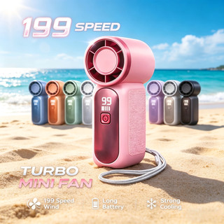 [199 Speed] Cooling X688 Mini Fan 3000mAh | Portable Handheld USB-Rechargeable Mini Cooling Fan with Adjustable Settings