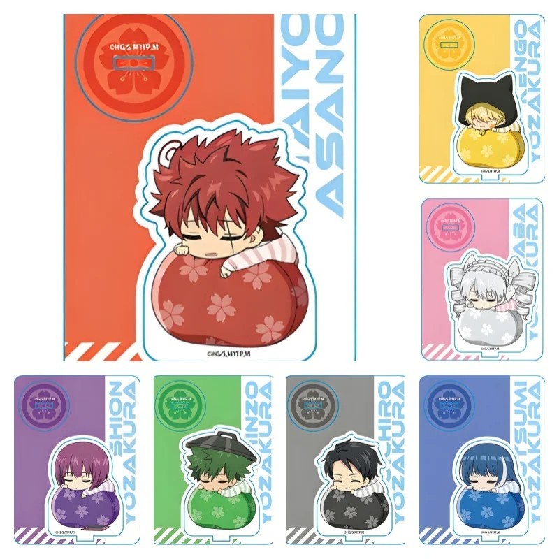 Móc khóa Standee Anime Mission Yozakura Family Chiến dịch gia tộc Yozakura Mô hình Acrylic Chibi 10c