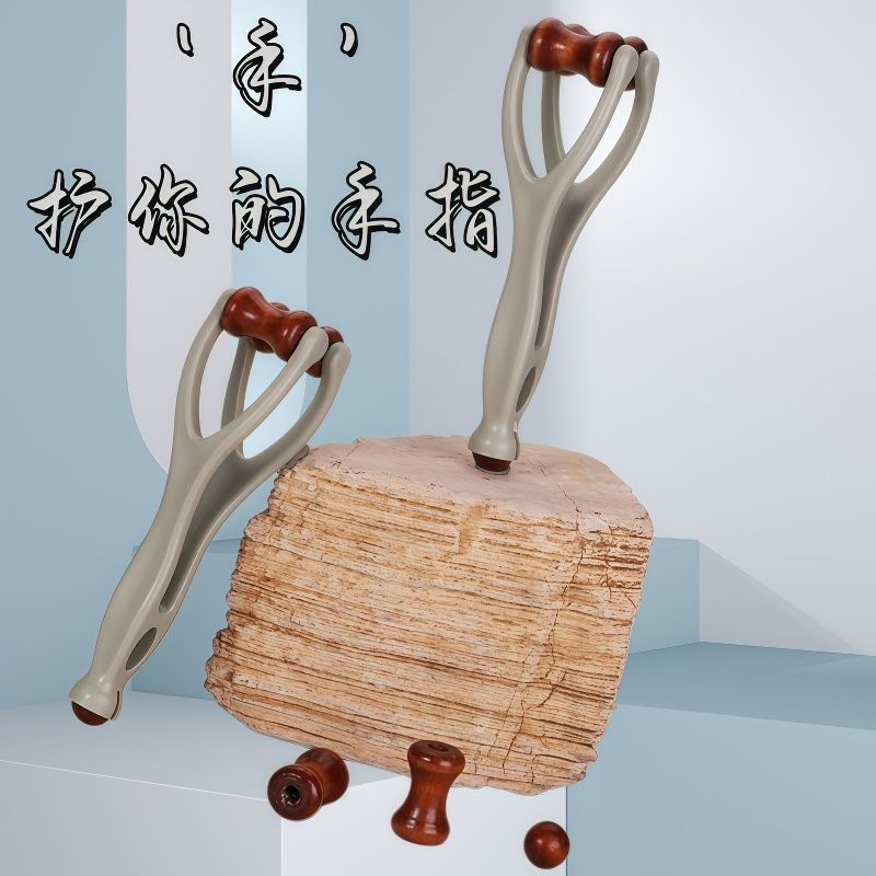 手拿树脂多功能手指按摩按摩器手部点穴按摩棒关节滚轮疏通经络Manual path unblocking device, massage brush multifunctional finger mas
