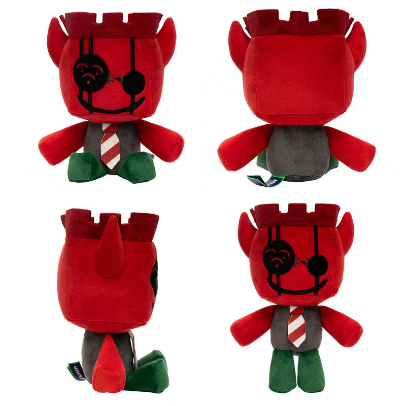 สินค้าใหม่ Roblox Merchanded Cube King King Cube ของเล่นตุ๊กตา Red Devil Castle/m4.21