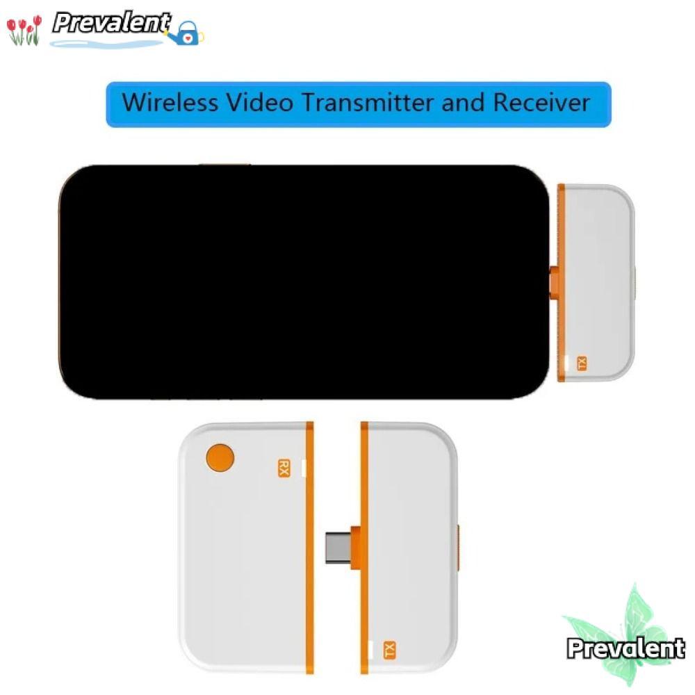 เครื่องส่งสัญญาณ HDMI ไร้สาย PREVALENT, ตัวรับสัญญาณ HDMI ไร้สาย Type C 1080 P/60Hz, Plug & Play Lat