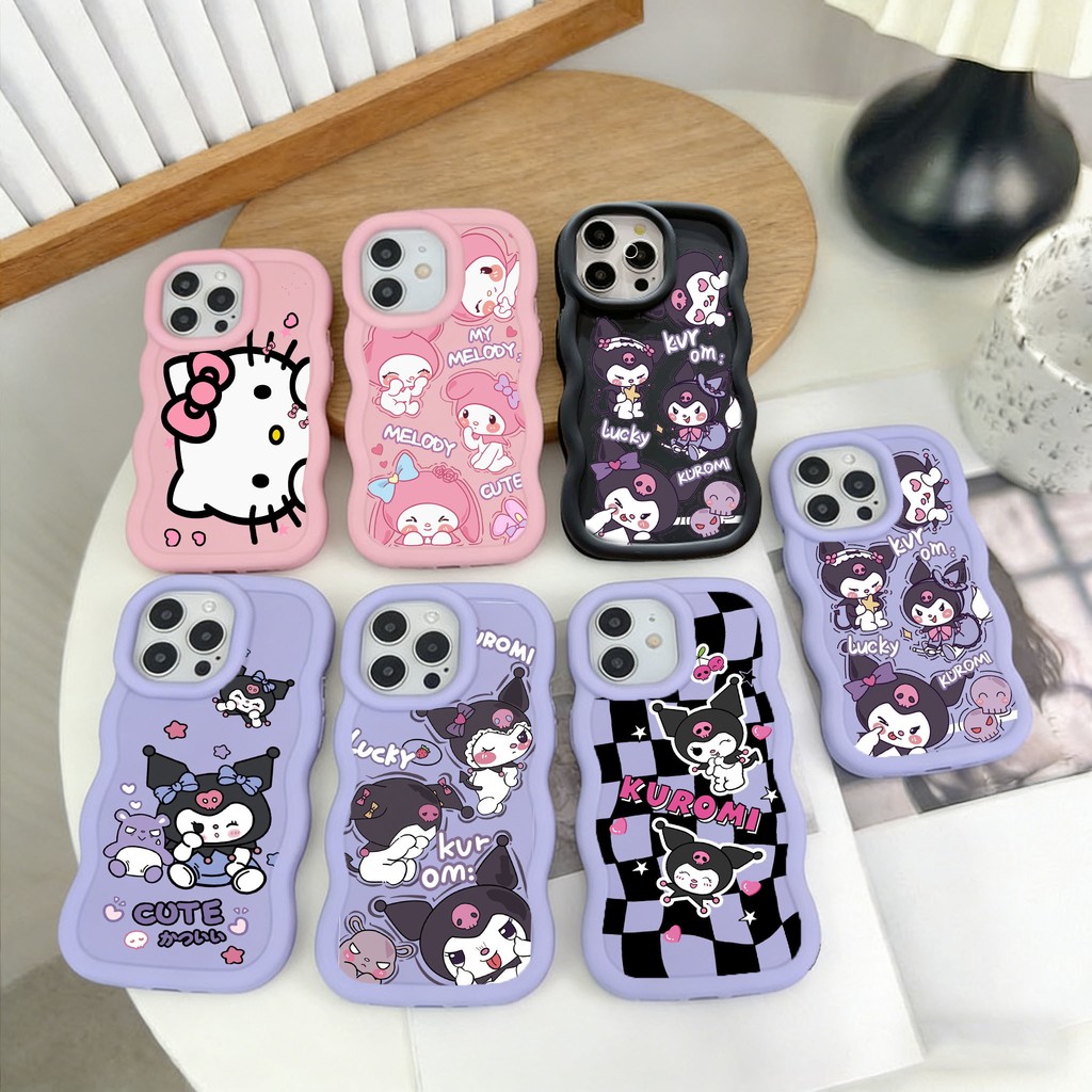 โทรศัพท์มือถือสําหรับ Samsung Galaxy S26 Ultra S25 S24 S23 Plus S24 FE S21FE S25ULTRA ฝาครอบ Kuromi 