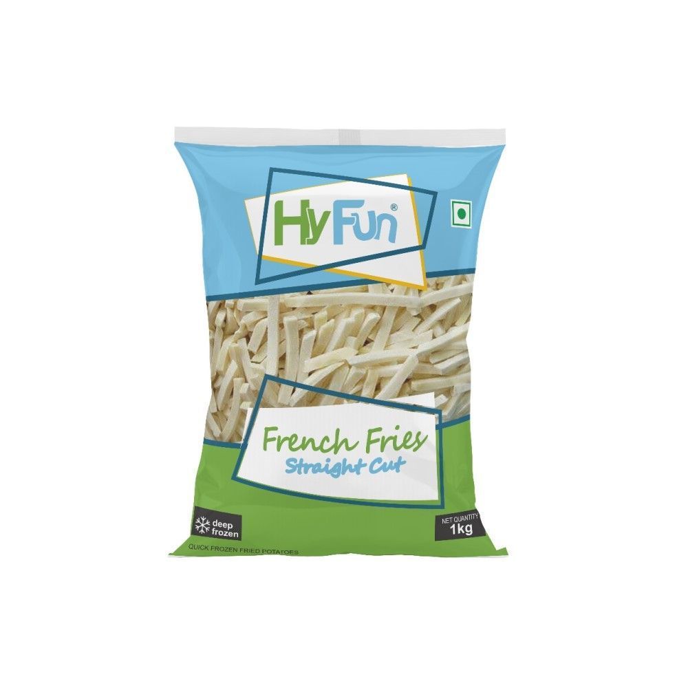 ไฮฟัน สเตรทคัทแช่แข็ง 1 กก. HYFUN FROZEN STRAIGHT CUT FRENCH FRIES 1 KG