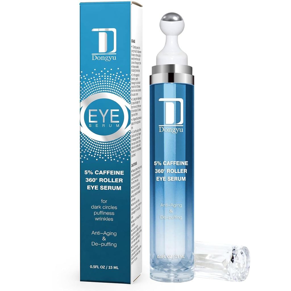 Caffeine Eye for Dark Circles: Under Eye Morning care - Daily Eye Serum สําหรับเปลือกตาบวม (อัพเกรดส