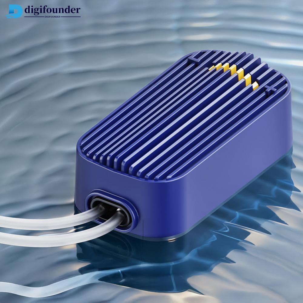 DIGIFOUNDER Silent Aquarium ออกซิเจนปั๊มลมสําหรับถังปลา 2 Outlet ปรับ Oxygenator เครื่องอัดอากาศ Aer