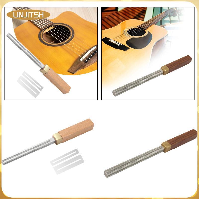 [unjitsh] Guitar Fret Crowning Dressing File สี่ขนาด Groove Luthier Fret File อุปกรณ์เสริมสําหรับอะค