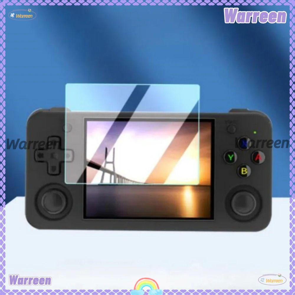 WARREEN กระจกนิรภัย, ฟิล์มกันรอยหน้าจอ HD ป้องกันรอยขีดข่วน, อุปกรณ์เสริมเกม 9H ทนทานสําหรับ Anberni