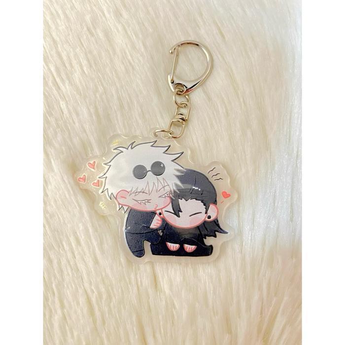 JUJUTSU KAISEN JJK GOJO SATORU GUTO KEYCHAIN GUNGAN KUNCI MURAH อะคริลิค AKRILIK YUHI ITADORI YUTA M
