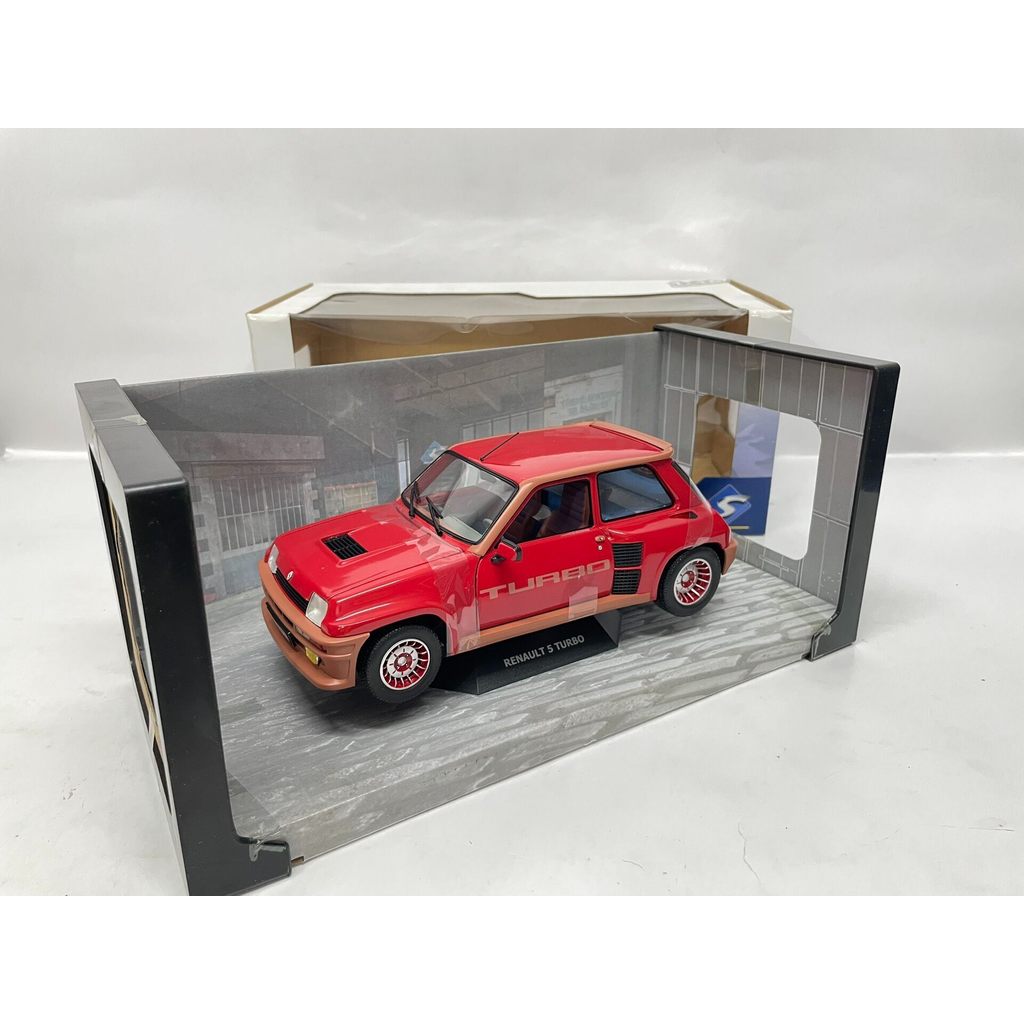 Solido Solido 1/18 Renault 5 Turbo Red Original Package ยี่ห้อใหม่ผลิตภัณฑ์ Photo Seal ยังไม่ได้เปิด