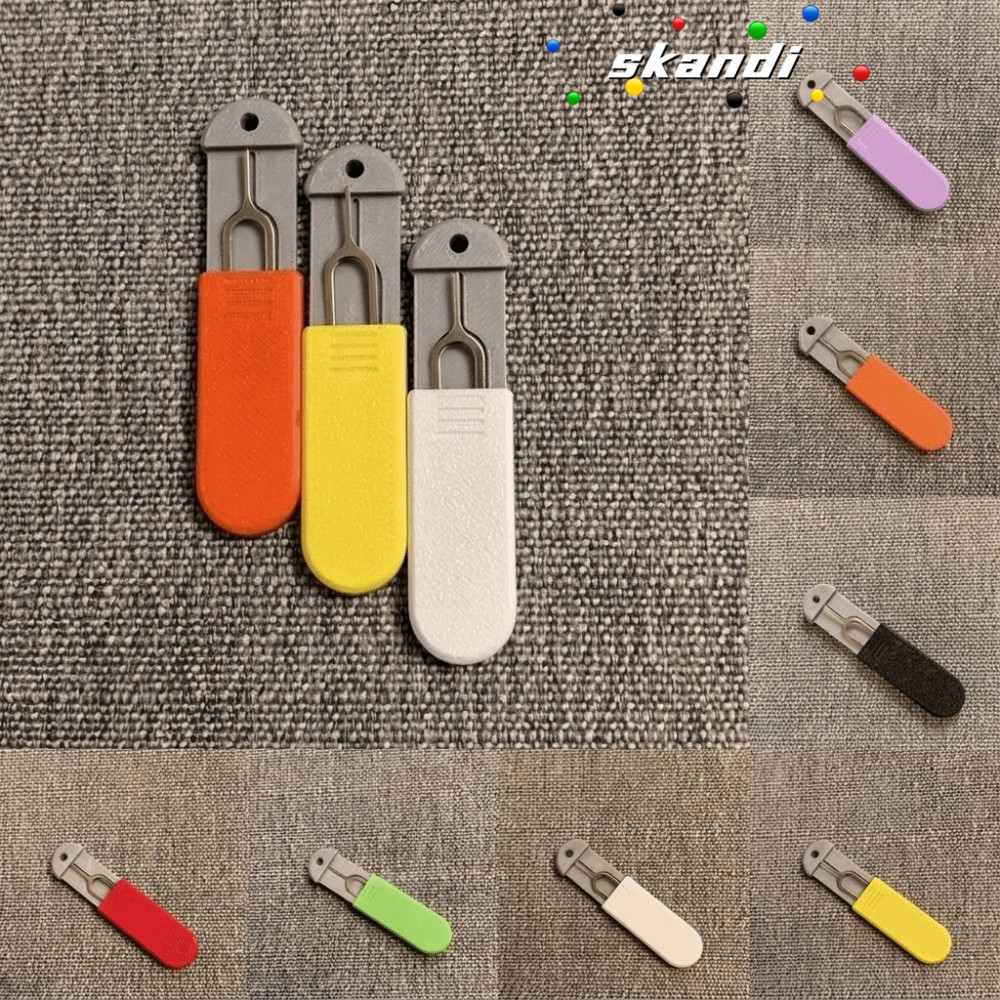 SKANDI ซิมการ์ด Ejector Pin กล่องเก็บ, พร้อม Eject Pin Universal ซิมการ์ด Ejector เครื่องมือ, พกพาทุ