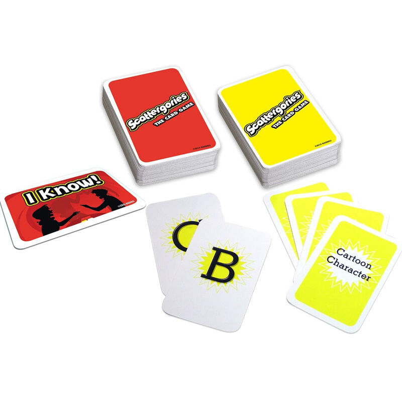 การ์ดเกมภาษาอังกฤษ Scattergory The Card Game The Fun, fast Paced Game of Categories CV9N