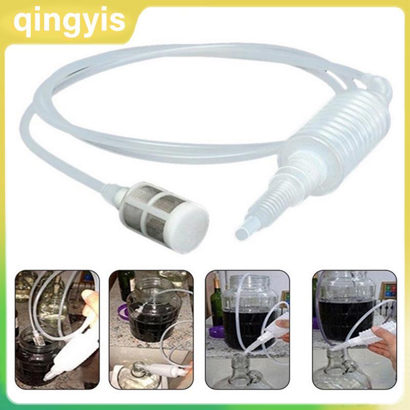 [qingyis] Brewing Siphon ท่อเครื่องมือเบียร์ Brewing เกรดอาหารทํา Brewing พลาสติก Hand Transfer ปั๊ม