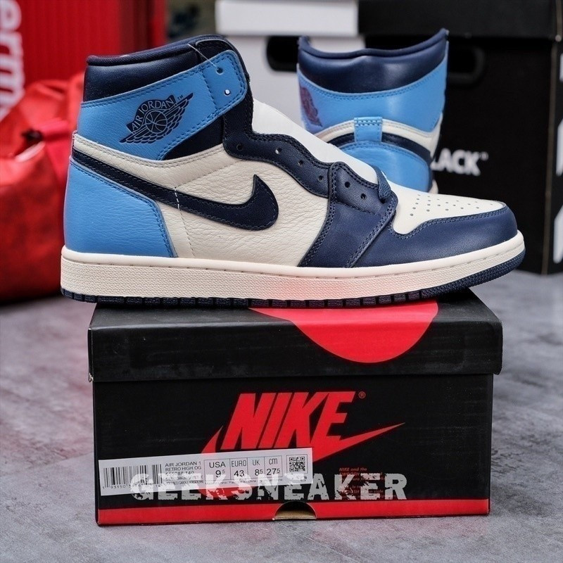 [Geekstaker] Hot Deal 1 high obsidian MLME m9jl รองเท้าผ้าใบ