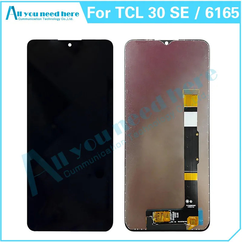 สําหรับ TCL 30 SE 30SE 6165 6165H 6165A 6165S จอแสดงผล LCD Touch Screen Digitizer Assembly อะไหล่ซ่อ
