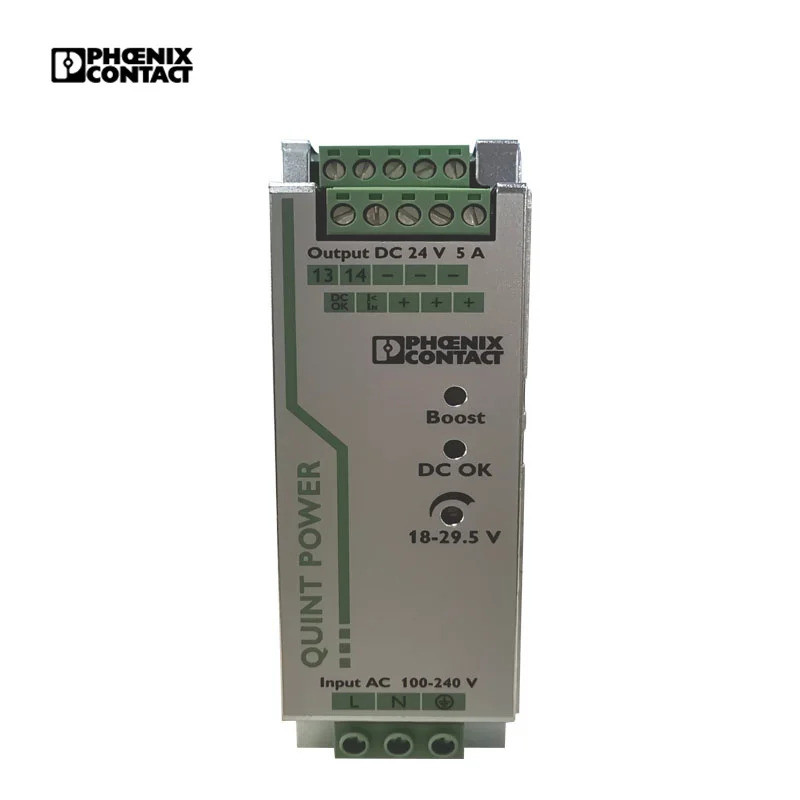 คุณภาพสูง 2866750 Phoenix Switching Mode Power Supply 24v DC QUINT-PS/1AC/24DC/ 5 / LED Switching Po