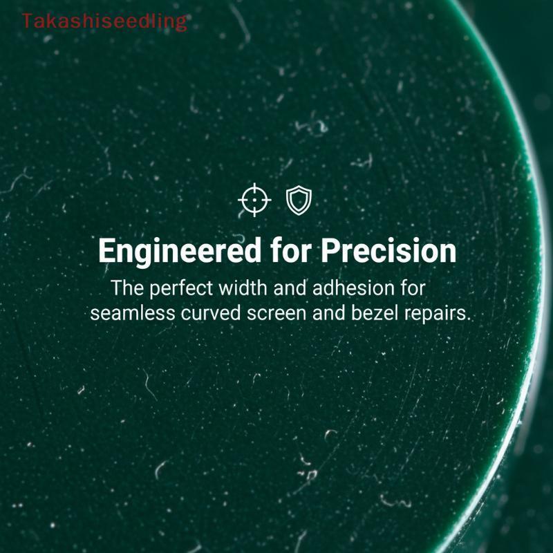 (Takashiseedling) 6-20MM 10M ความยาวเทปกาวสําหรับ Pad แท็บเล็ตกรอบกระจกซ่อมเทปสองด้านทนทานสําหรับ LCD Touch Panel Assembly Projects