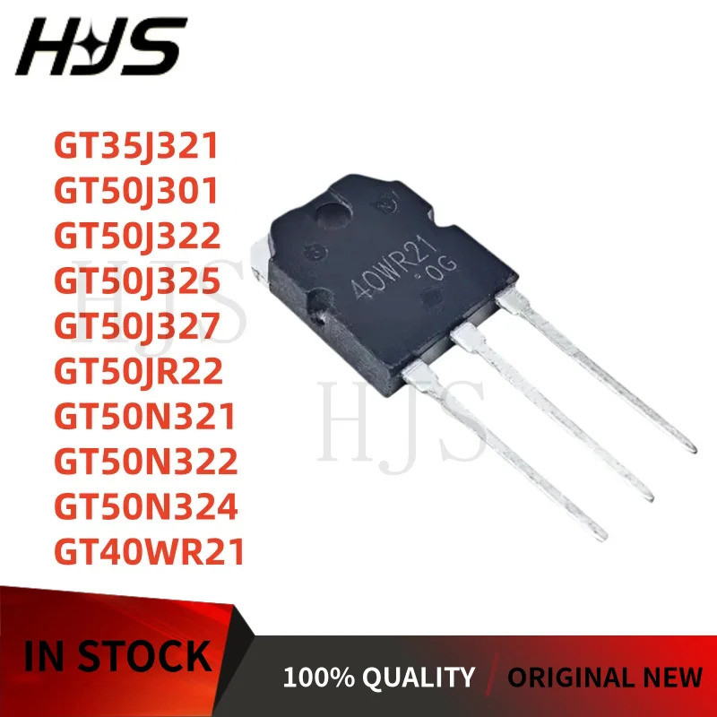 5 ชิ้น/ล็อตใหม่ GT50J325 GT40WR21 GT50J327 GT50JR22 GT50N324 GT35J321 GT50N321 GT50N322 TO-3P ในสต็อ
